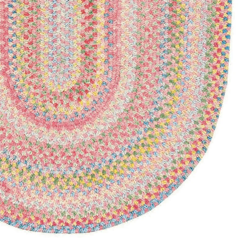 Cutting Garden Tea Rose Oval Rug - 2\'3\" x 4\'3\"