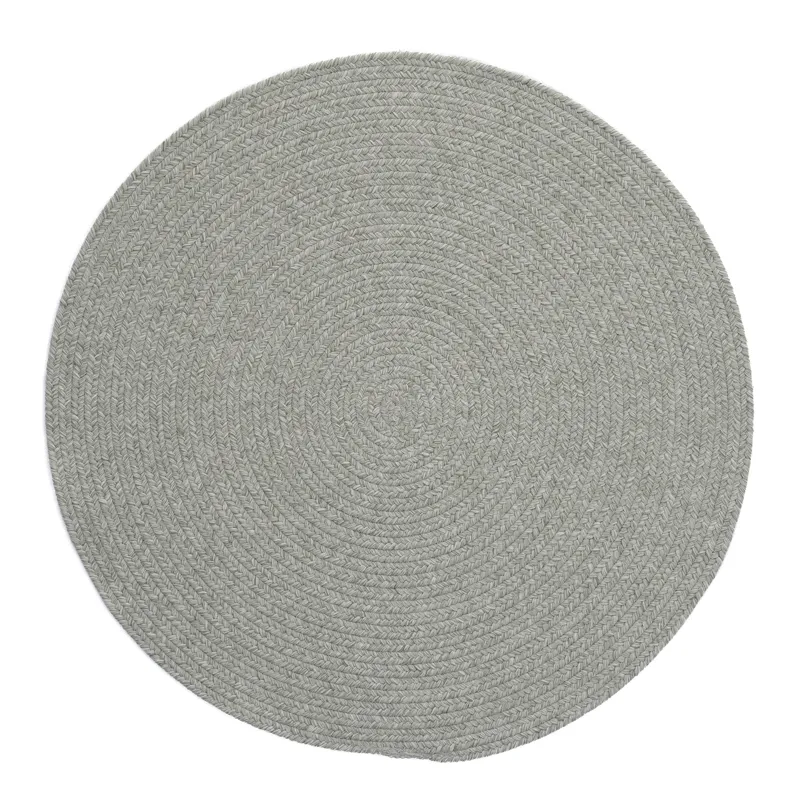 Simplicity Earth Round Rug - 9\'6\" x 9\'6\"