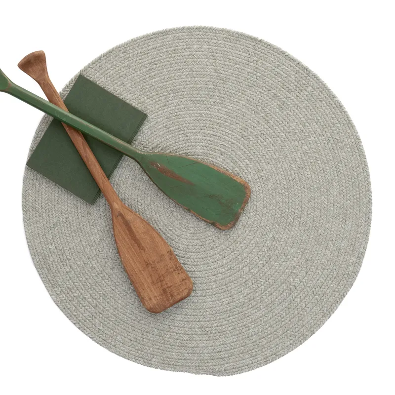 Simplicity Earth Round Rug - 9\'6\" x 9\'6\"