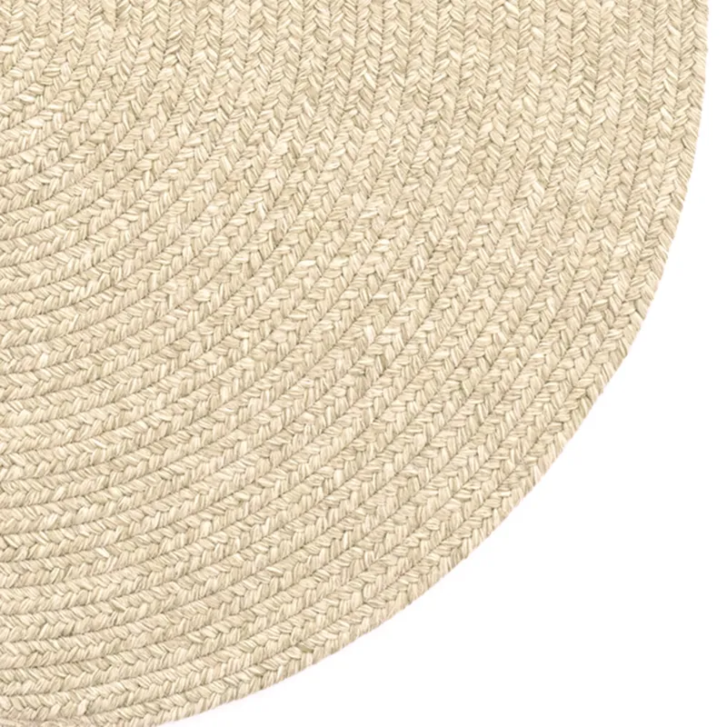 Simplicity Earth Round Rug - 9\'6\" x 9\'6\"