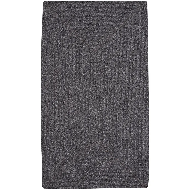 Simplicity Metal Concentric Rectangle Rug - 2\'3\" x 9\'3\"