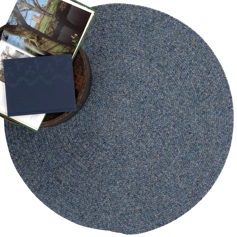 Simplicity Water Round Rug - 9\'6\" x 9\'6\"