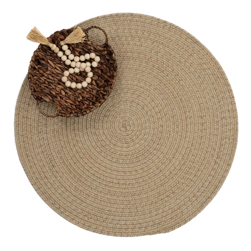 Simplicity Flax Round Rug - 8\'6\" x 8\'6\"