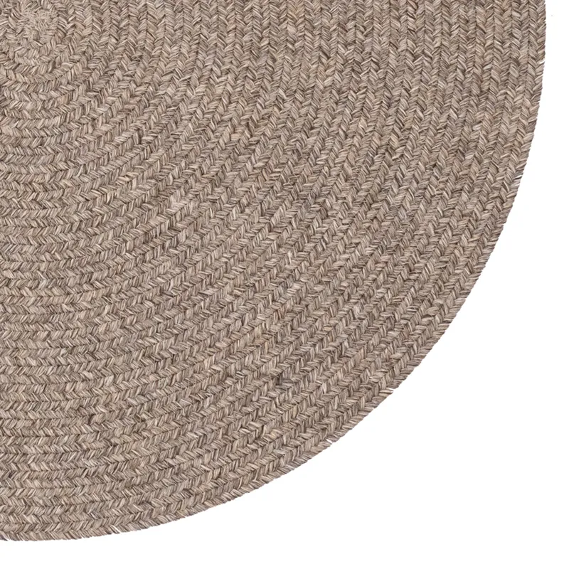 Simplicity Wood Round Rug - 8\'6\" x 8\'6\"