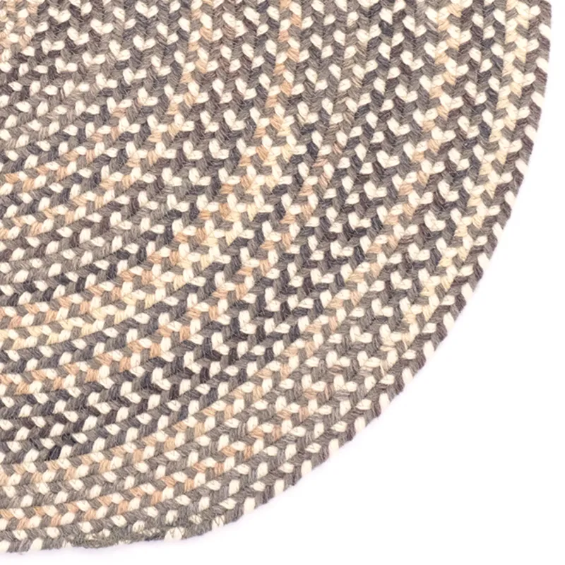 Bear Creek Grey Round Rug - 5\'6\" x 5\'6\"