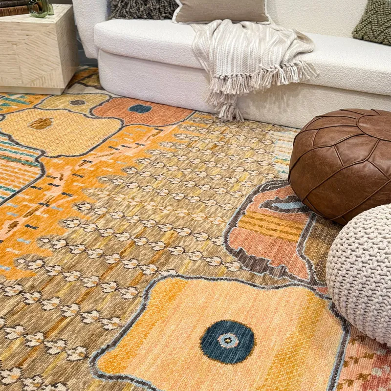 Bazaar Saffron Rectangle Rug - 7\'6\" x 9\'6\"