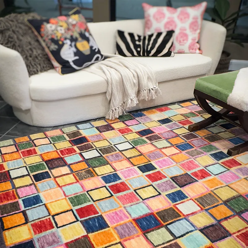 Bazaar Mosaic Rectangle Rug - 7\'6\" x 9\'6\"