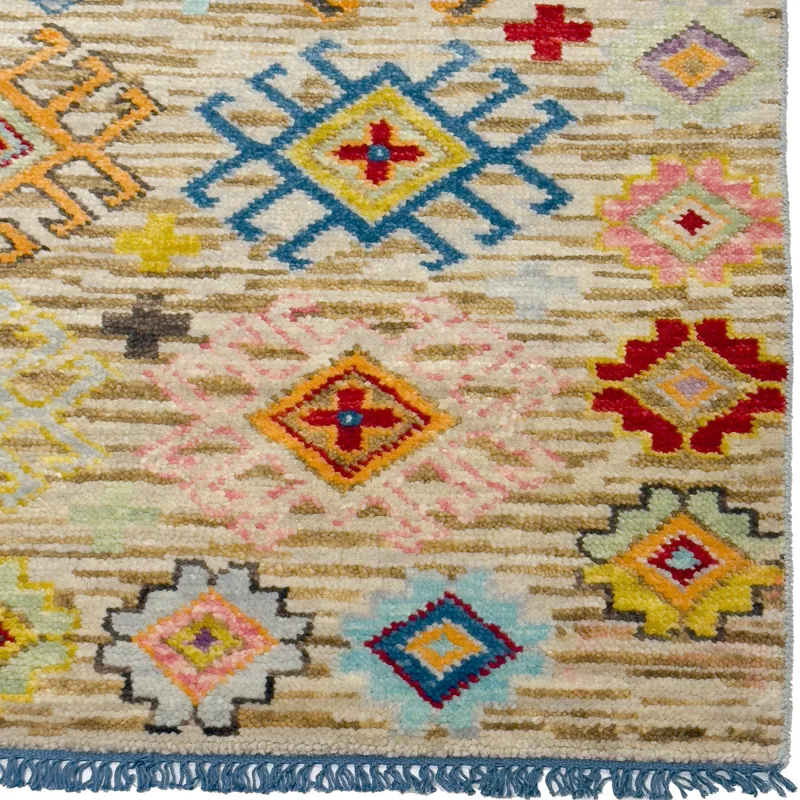 Bazaar Spice Multi Rectangle Rug - 9\' x 12\'