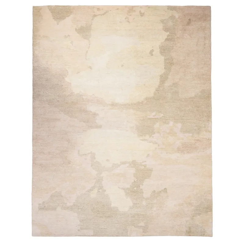 Aquarelles Blanc Rectangle Rug - 7\'6\" x 9\'6\"