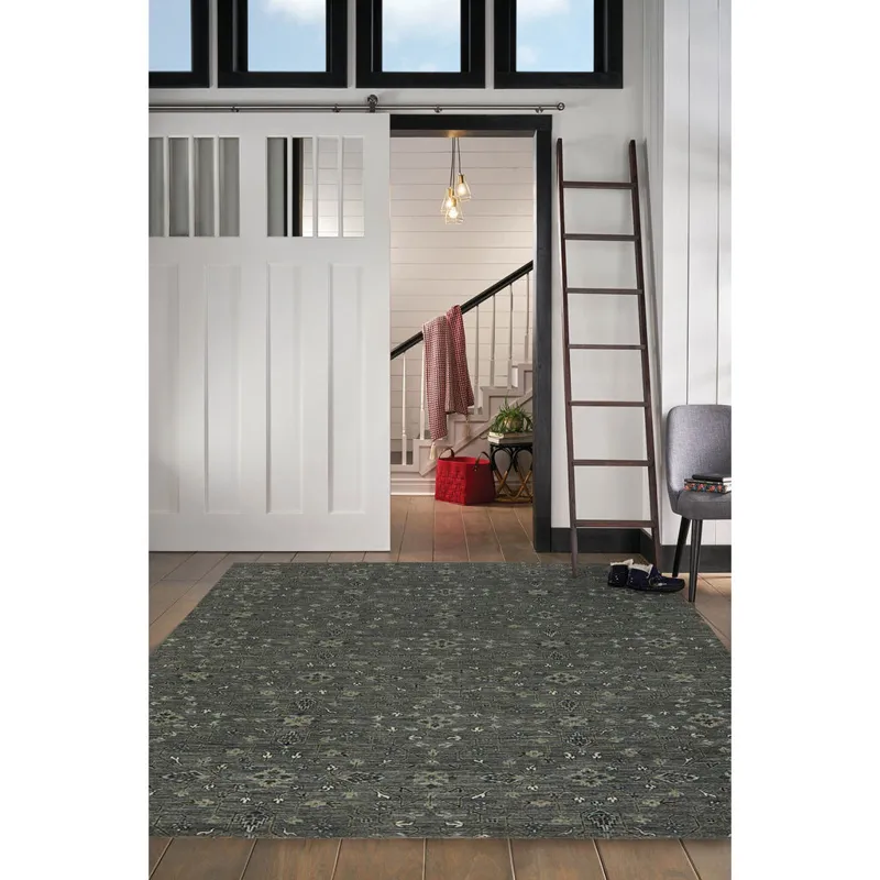 Ethereal Steel Rectangle Rug - 8\' x 10\'