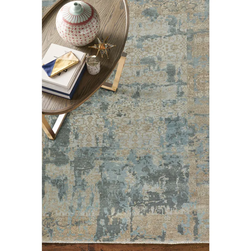 Astbury Beige Slate Rectangle Rug - 5\' x 8\'