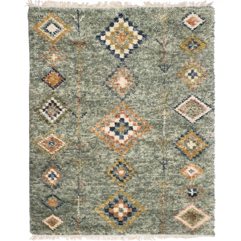 Casablanca Sage Multi Rectangle Rug - 7\'9\" x 9\'9\"