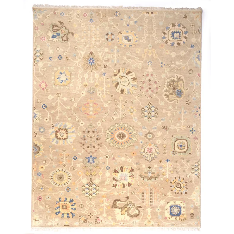 Kerrington-Newbury Natural Rectangle Rug - 9\'6\" x 13\'6\"