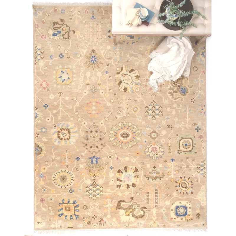 Kerrington-Newbury Natural Rectangle Rug - 9\'6\" x 13\'6\"