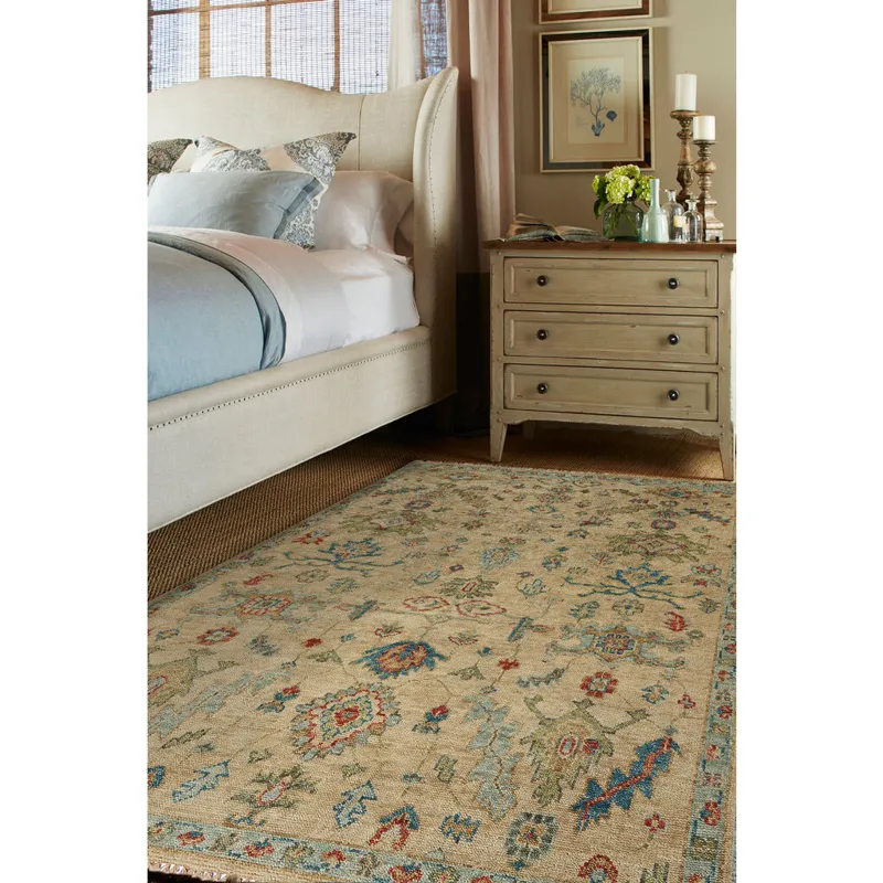 Charise-Isfahan Sand Rectangle Rug - 3\' x 5\'