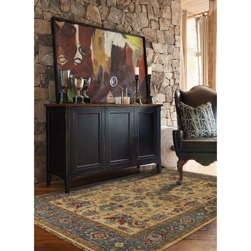 Charise-Keshan Champagne Rectangle Rug - 8\' x 10\'