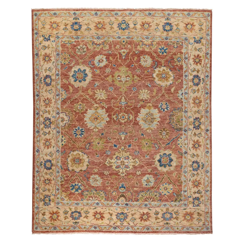 Charise-Ziegler Terra Cotta Rectangle Rug - 5\' x 8\'