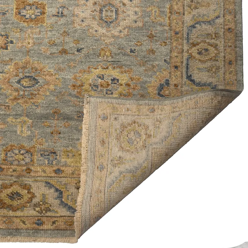 Charise-Maya Seafoam Rectangle Rug - 10\' x 14\'