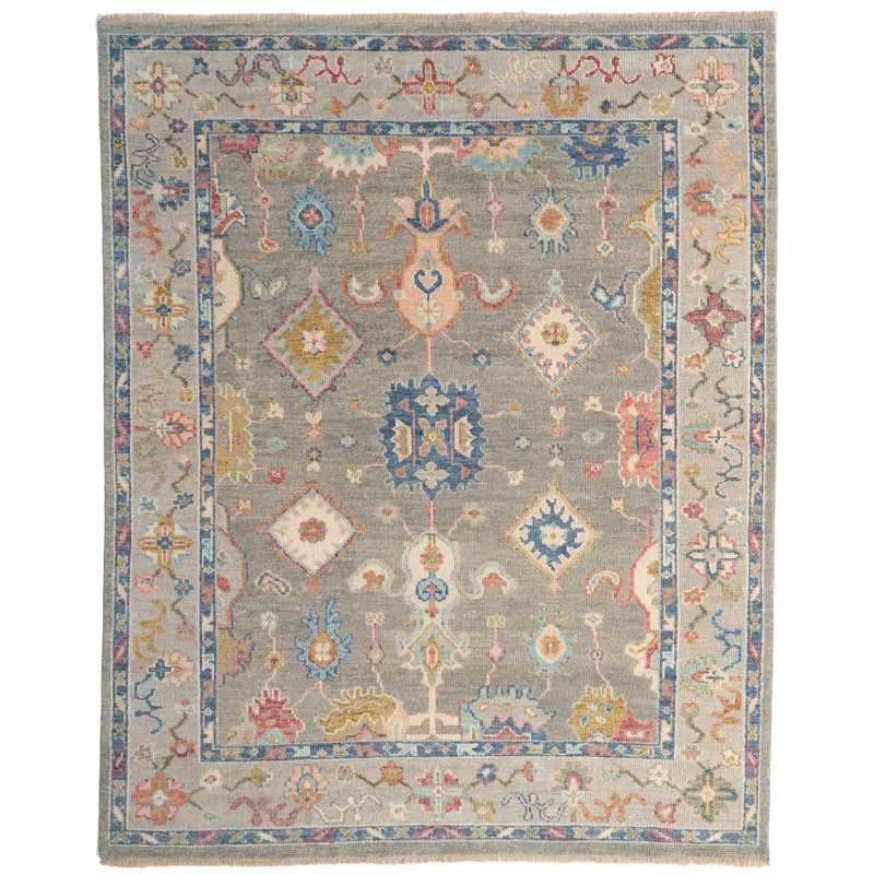 Verve Pewter Denim Rectangle Rug - 9\' x 12\'