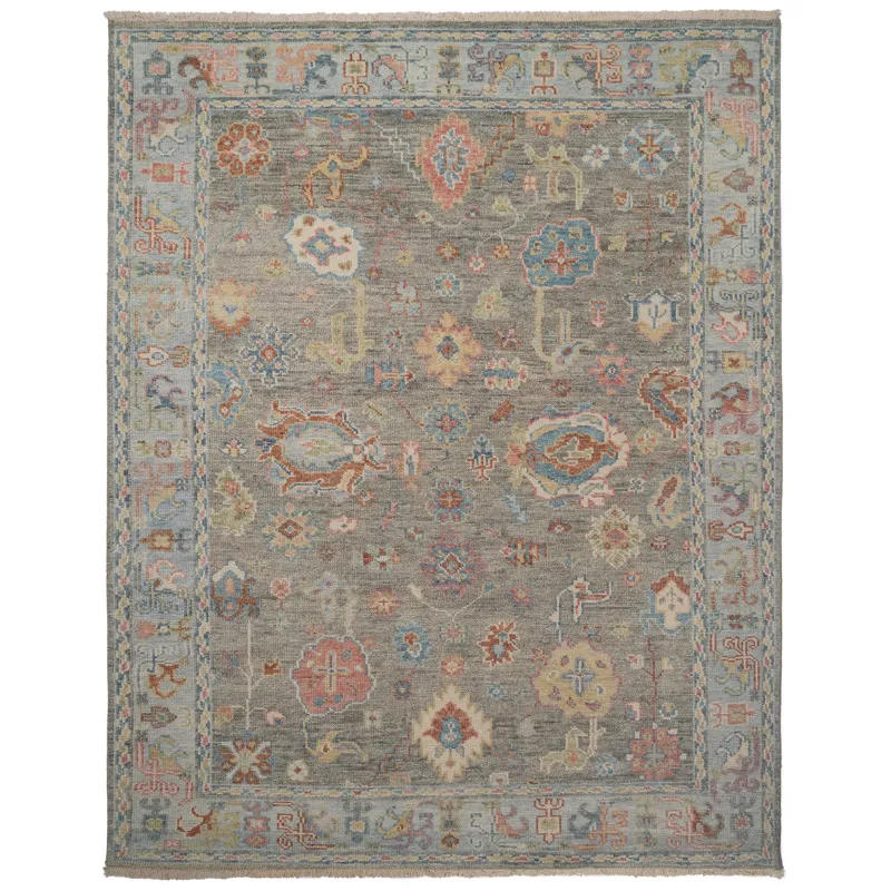 Verve Silver Multi Rectangle Rug - 8\' x 10\'