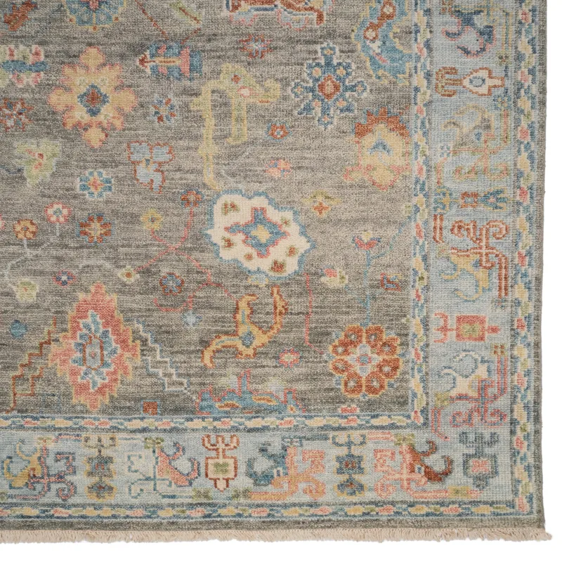 Verve Silver Multi Rectangle Rug - 8\' x 10\'