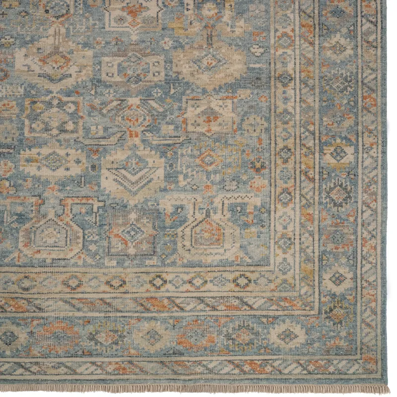 Braymore-Barrett Medium Blue Rectangle Rug - 3\' x 5\'