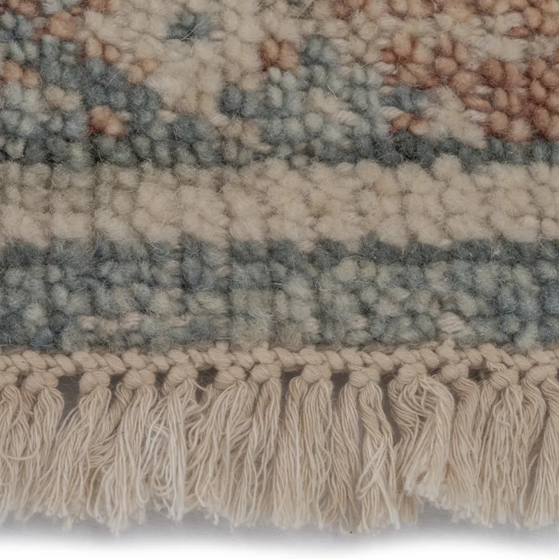 Braymore-Barrett Medium Blue Rectangle Rug - 3\' x 5\'