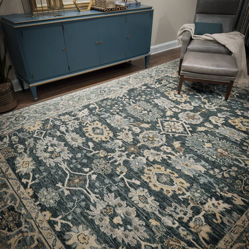Ashford Jade Rectangle Rug - 7\'6\" x 9\'6\"