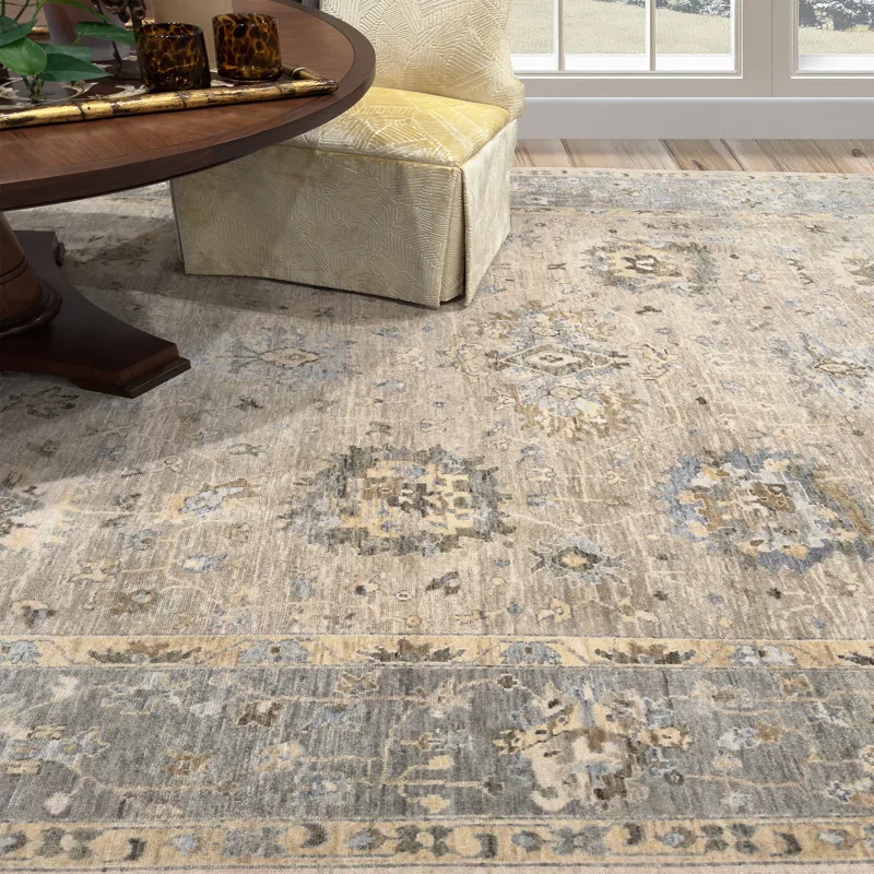 Tessara Silver Haze Rectangle Rug - 7\'6\" x 9\'6\"