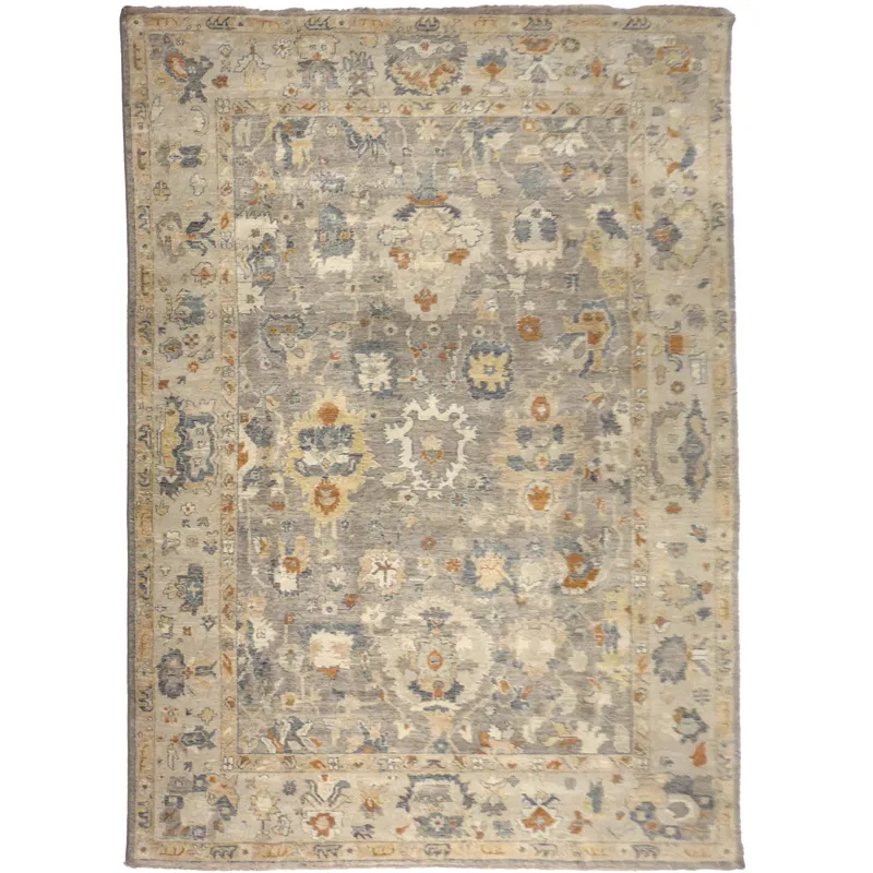 Tessara Greige Multi Rectangle Rug - 8\'6\" x 11\'6\"