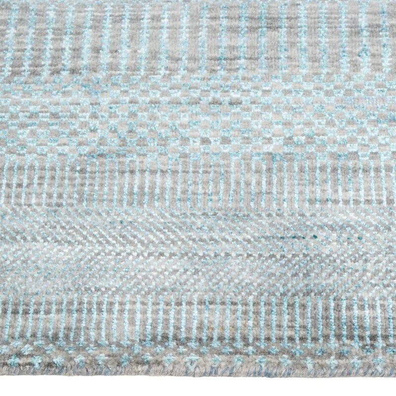 Heath Turquoise Rectangle Rug - 7\'6\" x 9\'6\"
