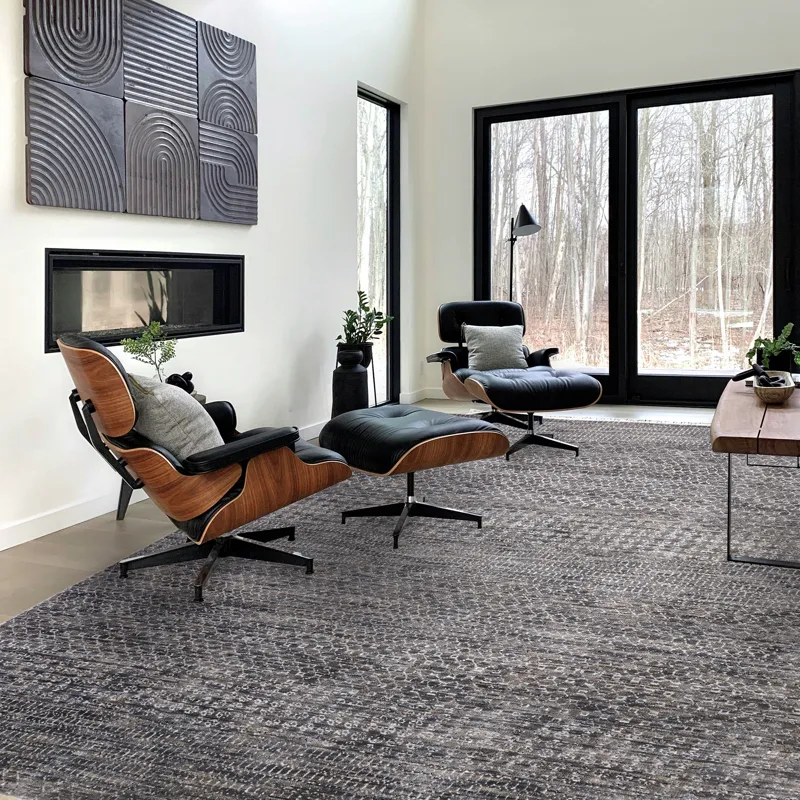 Veld Stone Rectangle Rug - 5\' x 8\'