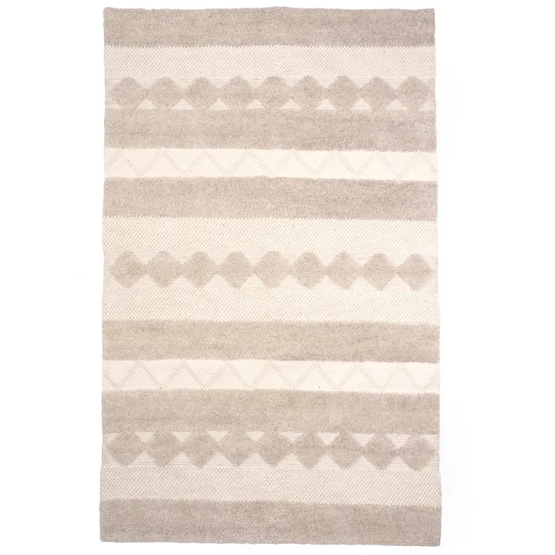 Boho Bliss Alabaster Rectangle Rug - 4\' x 6\'
