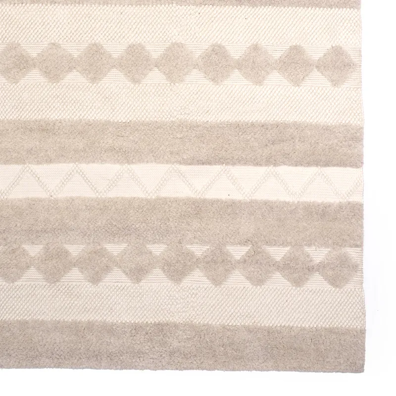 Boho Bliss Alabaster Rectangle Rug - 4\' x 6\'