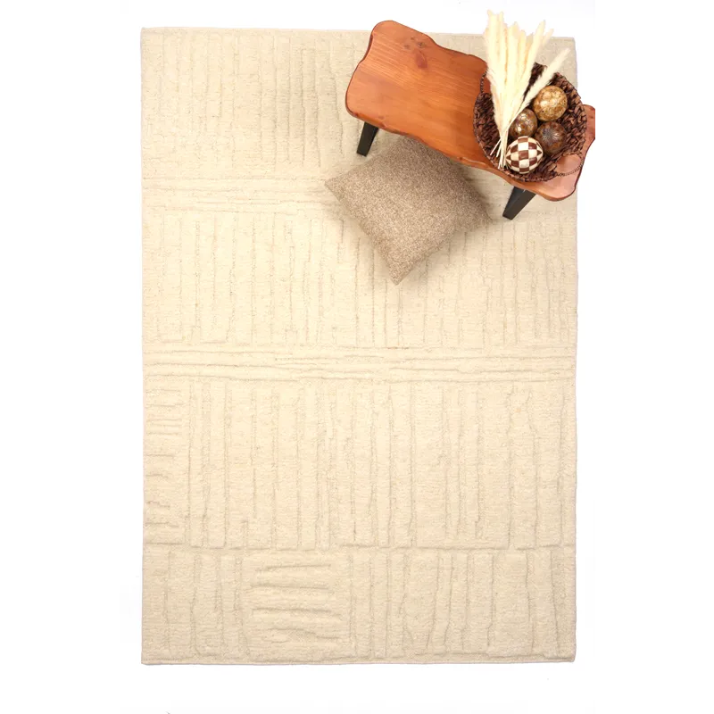 Vail Snow Rectangle Rug - 5\' x 8\'