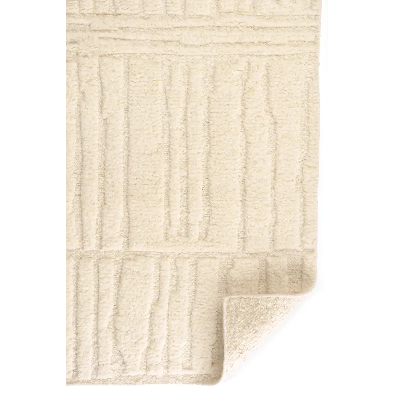 Vail Snow Rectangle Rug - 5\' x 8\'