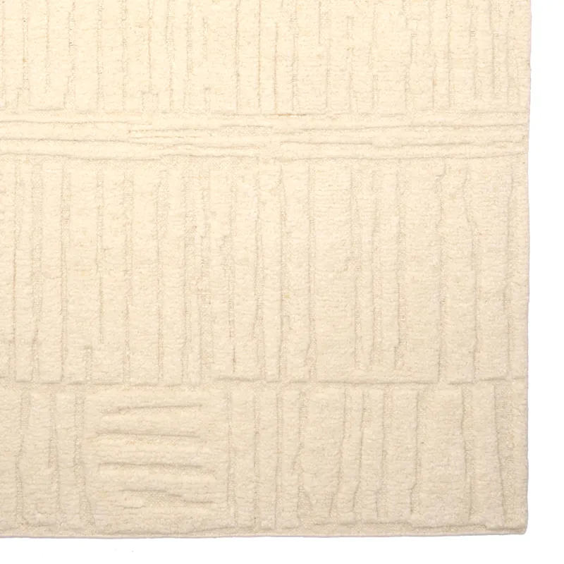 Vail Snow Rectangle Rug - 5\' x 8\'