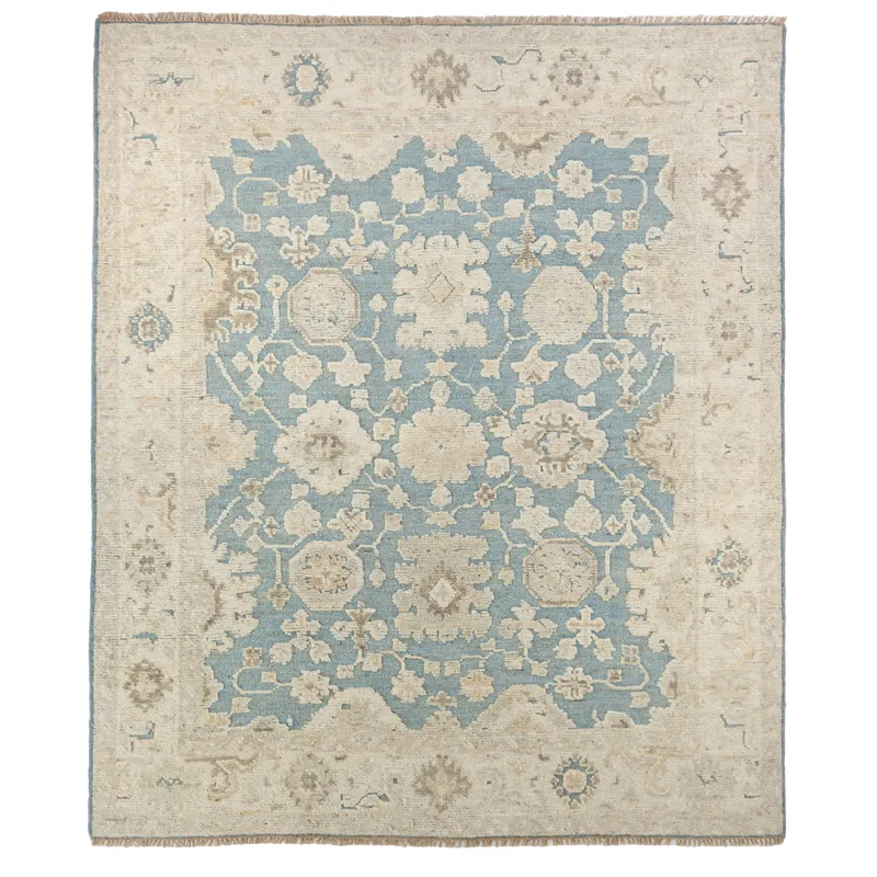 Winthrope Azure Rectangle Rug - 9\' x 12\'