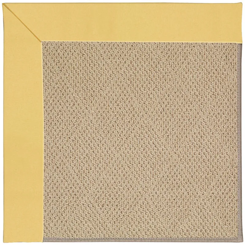 Creative Concepts-Cane Wicker Canvas Canary Octagon Rug - 12\' x 12\'