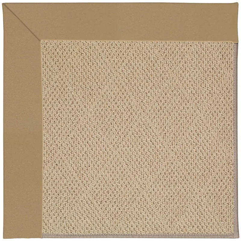 Creative Concepts-Cane Wicker Canvas Linen Rectangle Rug - 10\' x 14\'