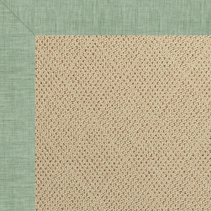 Creative Concepts-Cane Wicker Rave Spearmint Octagon Rug - 7\'9\" x 7\'9\"