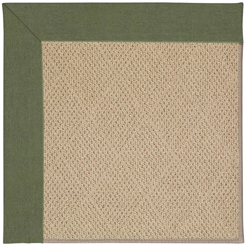Creative Concepts-Cane Wicker Canvas Fern Runner Rug - 2\'6\" x 10\'6\"