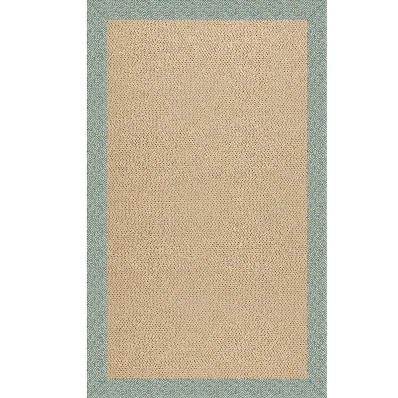 Creative Concepts-Cane Wicker Profile Lake Rectangle Rug - 8\' x 8\'