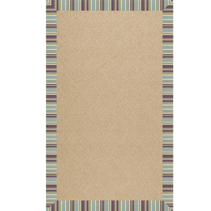 Creative Concepts-Cane Wicker Brannon Whisper Rectangle Rug - 10\' x 14\'