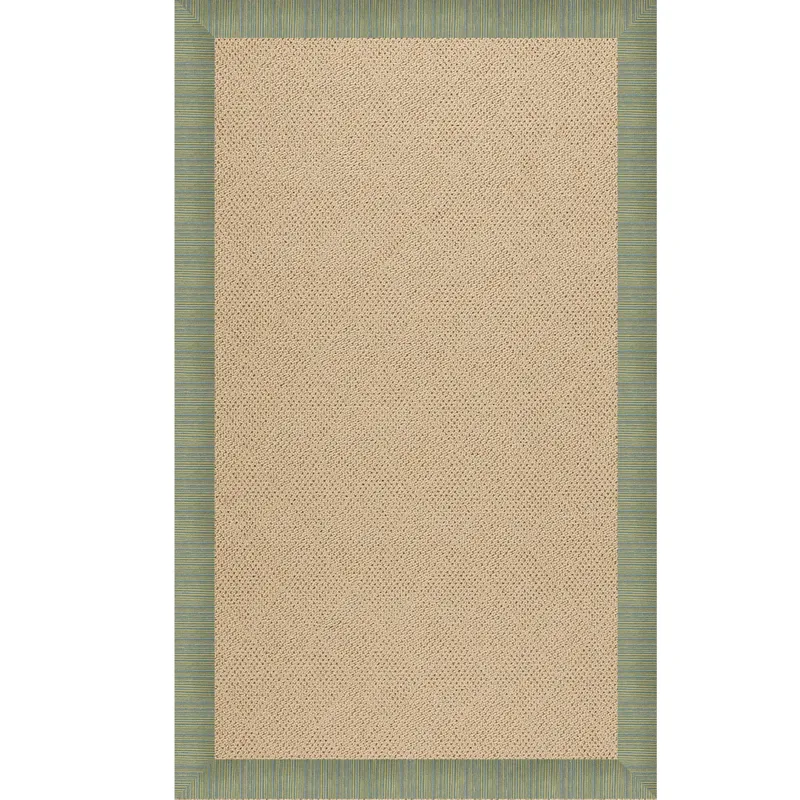 Creative Concepts-Cane Wicker Abaca Surf Rectangle Rug - 10\' x 14\'