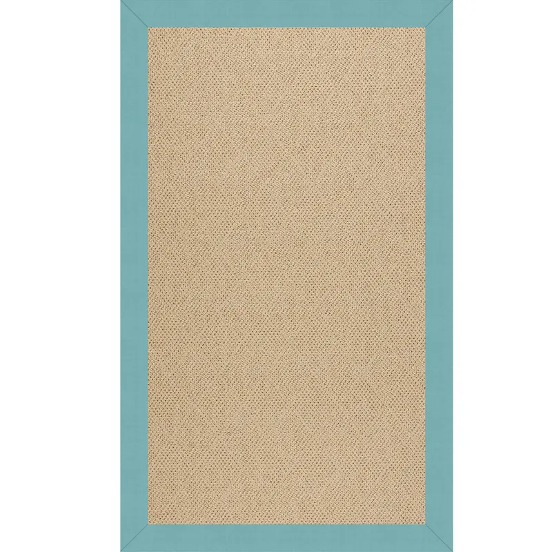 Creative Concepts-Cane Wicker Canvas Aquatic Rectangle Rug - 7\'9\" x 10\'9\"