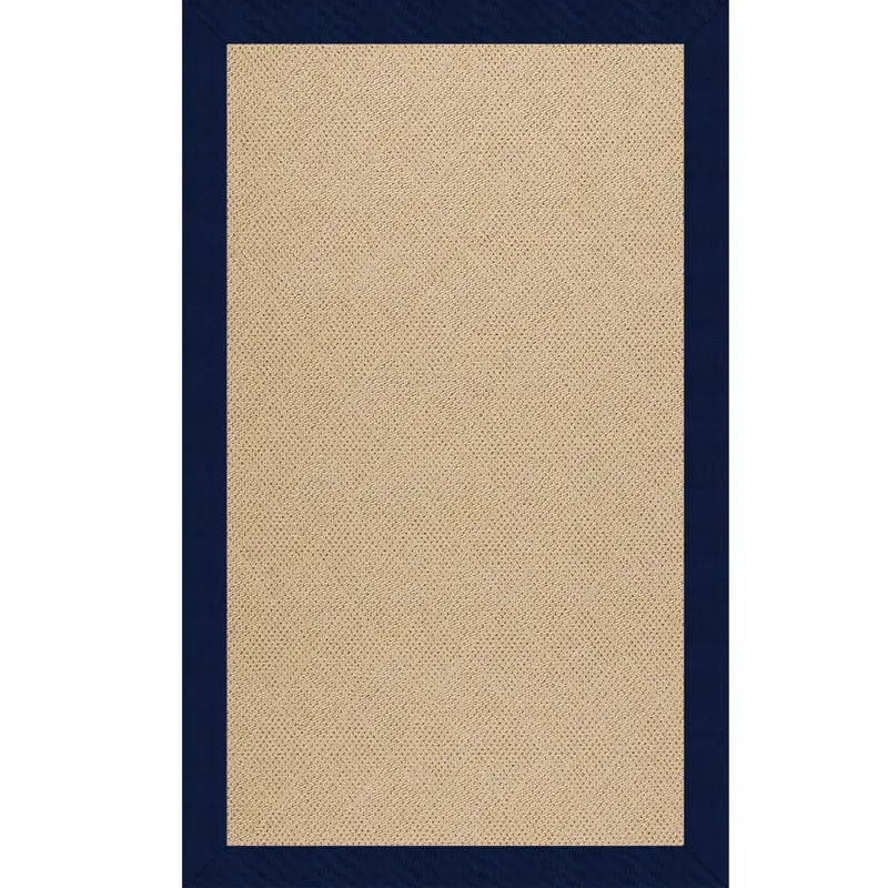 Creative Concepts-Cane Wicker Canvas Neptune Rectangle Rug - 10\' x 14\'