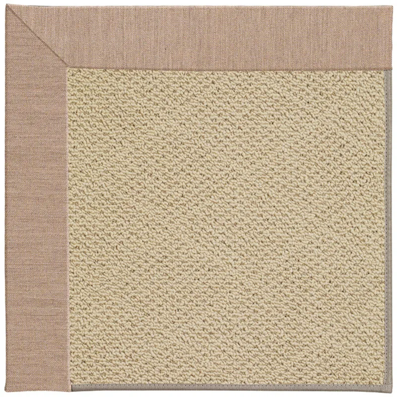 Creative Concepts-Cane Wicker Cast Petal Octagon Rug - 7\'9\" x 7\'9\"