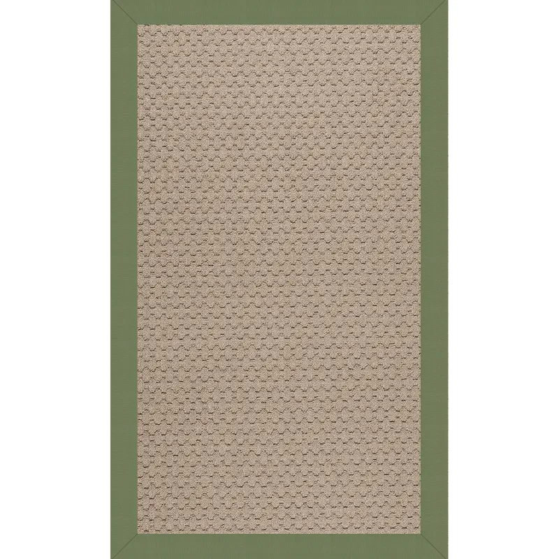 Creative Concepts-Grassy Mtn. Creative Concepts-Grassy Mtn. Canvas Citron Rectangle Rug - 3\' x 5\'