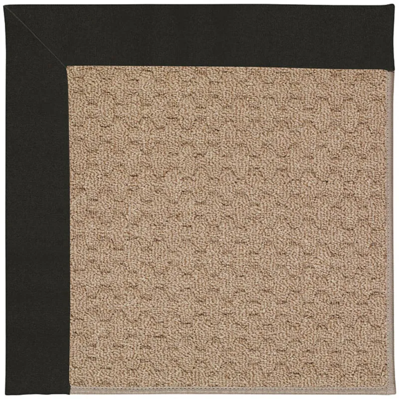 Creative Concepts-Grassy Mtn. Creative Concepts-Grassy Mtn. Canvas Black Runner Rug - 2\'6\" x 12\'6